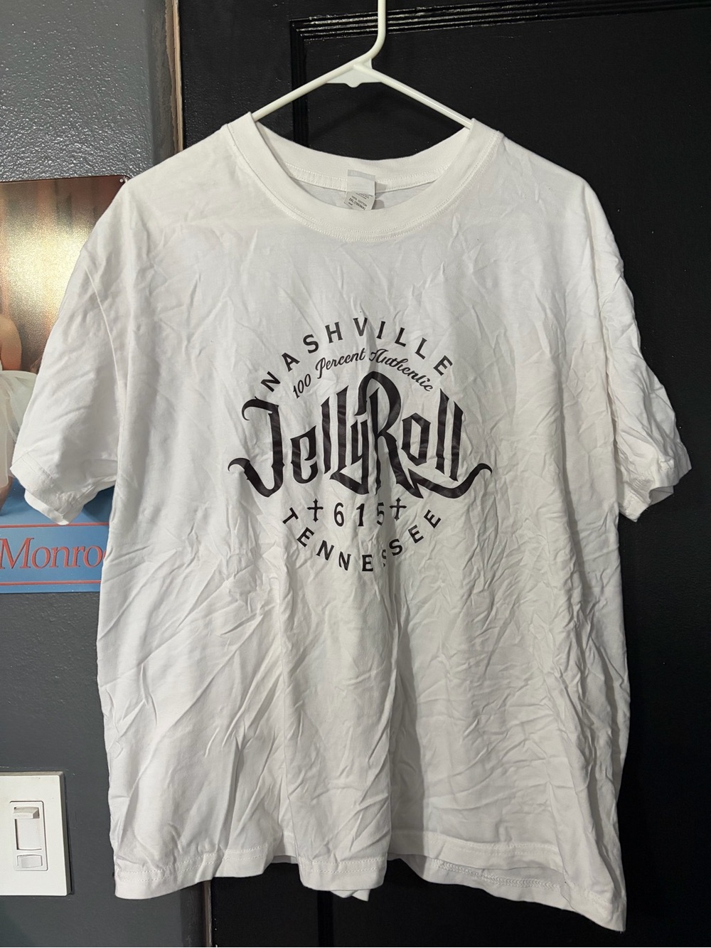 Jelly Roll Nashville Tennessee White Graphic Tee